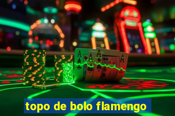 topo de bolo flamengo